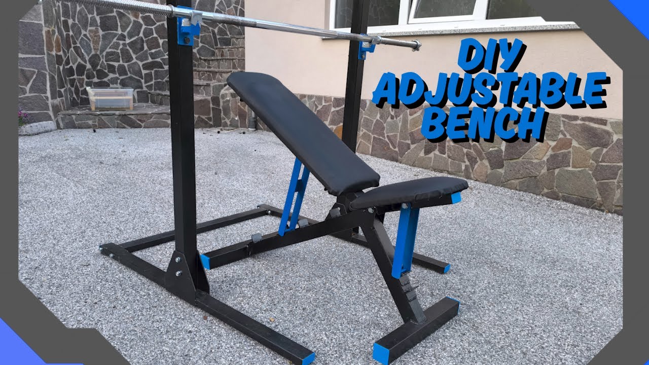 DIY Adjustable Gym Bench - Full How To Build - YouTube