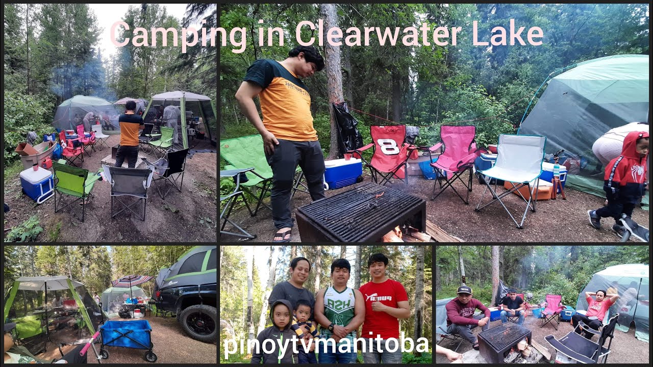 Camping in Pioneer Bay Clearwater Lake Provincial Park Vlog8 YouTube