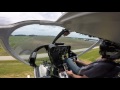Crop dusting in a helicopter