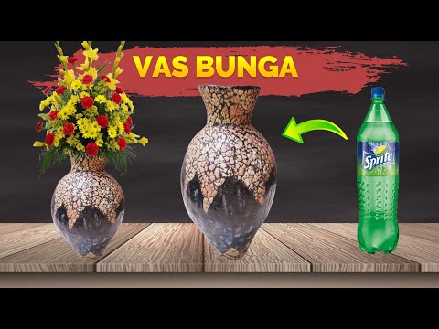 diy-|-vas-bunga-dari-botol-bekas-|-the-best-decoration-flowers-vase-from-bottle