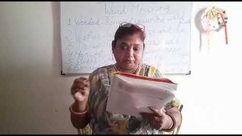 Class 4 English Ch 1  The Raindrops Part 2