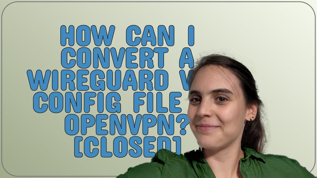 Openvpn Config File Not Working