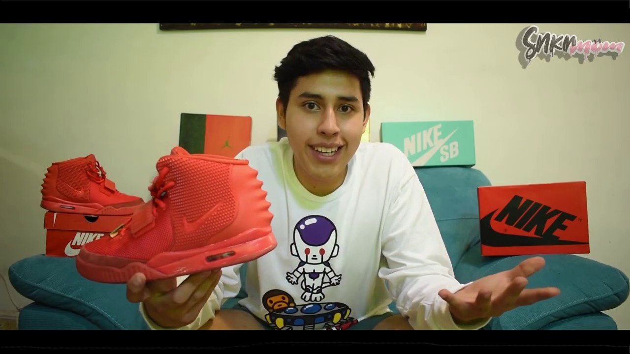 Red october (Review) | Kanye West | Yeezy Nike Air - YouTube