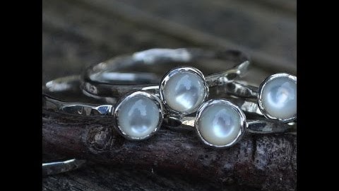 Bezel Setting Tutorial - Stacking Ring Full Tutorial