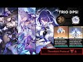 TRIO DPS!!! The Herta, Castorice & Acheron Destroy Protocol 6 Full Run | DU Protean Hero Cyclical X7
