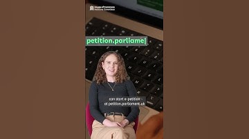 What is an e-petition?