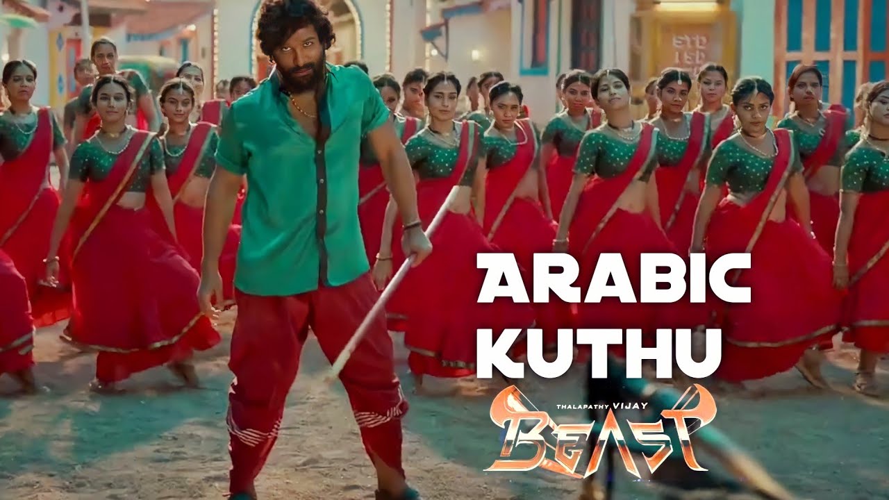 Arabic kuthu Pushpa dancing to Arabic kuthu Beast Vijay Pooja