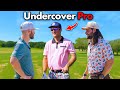 Ref:MvLAf5PshUI We disguised a pga tour tour player on the golf course 