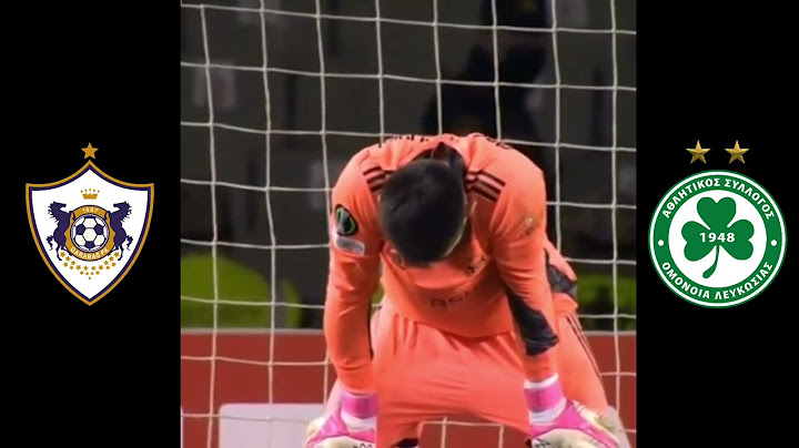 Karabakh Omonia 2 - 2 funny mistake from goalkeeper Shahruddin