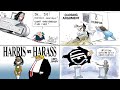 Kamala Harris vs Donald Trump – Hilarious Election Campaign Cartoons | Political Satire Compilation