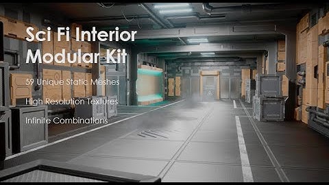 Sci Fi Modular Interior Environment Kit