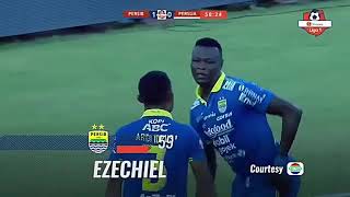 Selebrasi goal ezechiel ke gawang persija(ngakak)