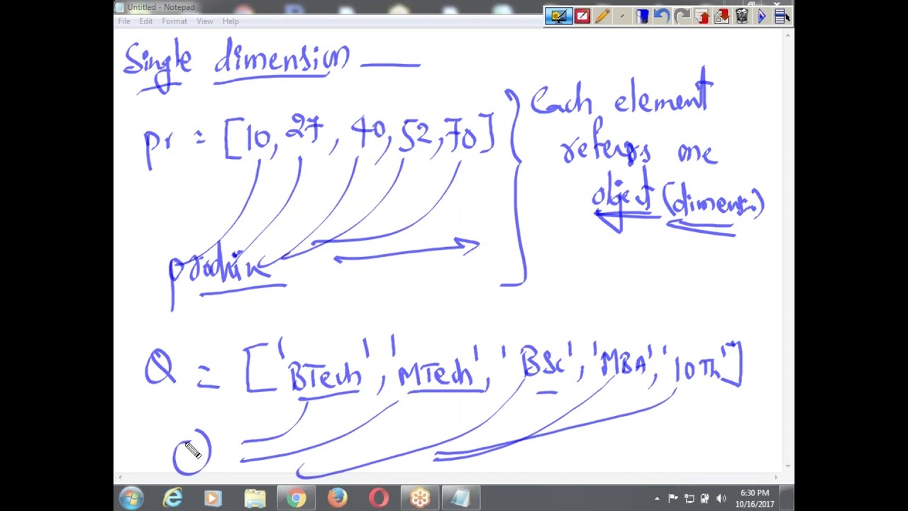 Python Numpy Session 1 - YouTube
