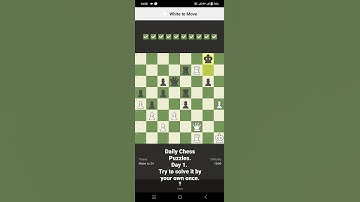 Daily Chess Puzzles. Day 1.
