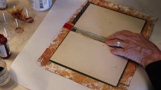 Mixed Media Art - Hand Made Journal Book with Tyvek