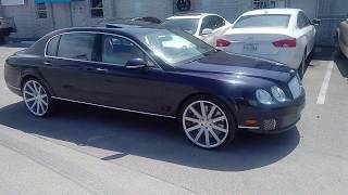 877-544-8473 22 Inch Staggered Dub Shot Calla Bentley Flying Spur Rims Free Shipping