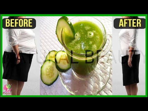 Drink a cup of the magical green drink and you will lose weight in one day