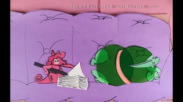 Peggy and Gertie: The Sticky Note (Stop Motion Short)