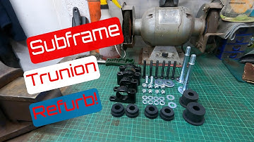 Refurbishing classic mini rear subframe trunions and bushes *1977 mk3 Austin mini*
