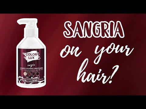 Color Lux SANGRIA | Hair Swatch