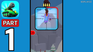 Tank Sniper: 3D Shooting Games - Gameplay Walkthrough Part 1 Levels 1-10 (iOS, Android)