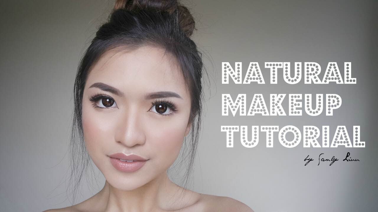 NATURAL MAKE UP TUTORIAL ASIAN INDONESIA YouTube