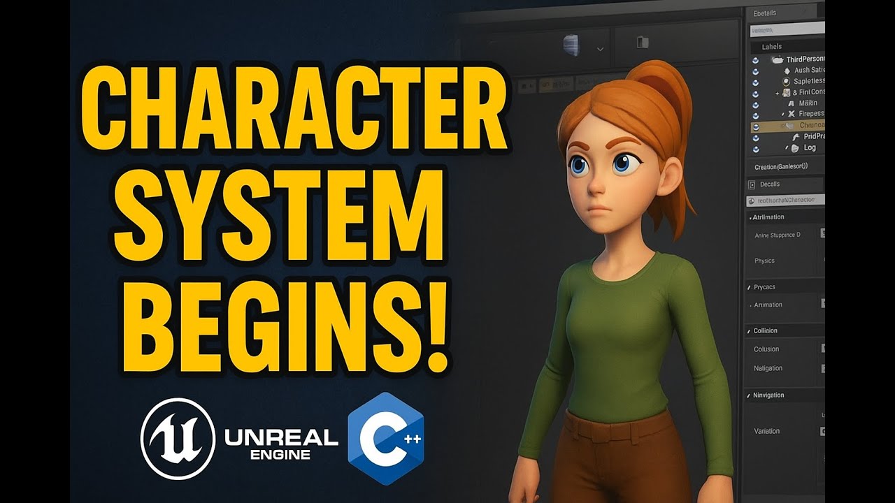 UE5 C++ Survival RPG Devlog | Building the Player Character (Ep 1 ...