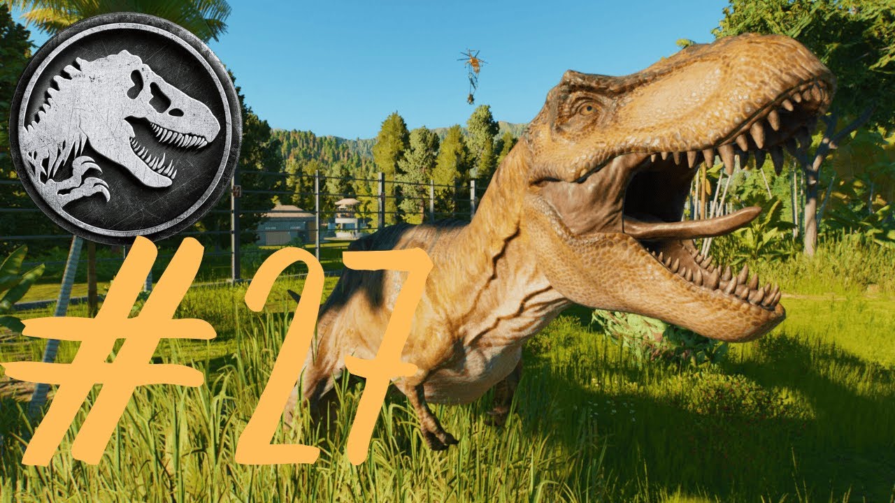 WE HAVE A T-REX! - Jurassic World Evolution 3 (#27) - YouTube