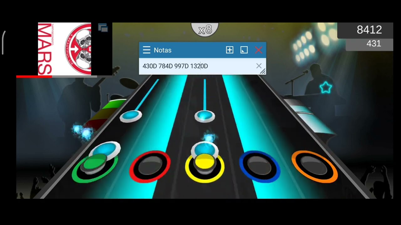 The Kill - 30 Seconds to Mars🏅Récord (35924) [Guitar Flash Mobile]
