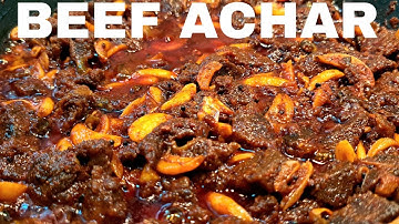 BEEF ACHAR - Kerala Style Recipe||ബീഫ് അച്ചാർ ||Beef Pickle Recipe||Heaven of foodies