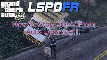How To Stop GTA V From Auto Updating!