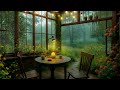 [ Thunder Rolls on a Rainy Morning] Perfect Ambience for Studying with Tea