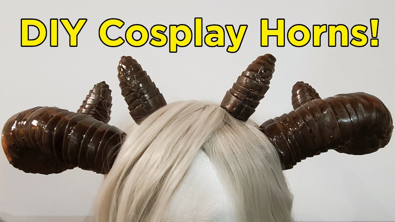 How To Make Horns Out Of Eva Foam Easy DIY Foam Horns Tutorial for Cosplay - YouTube