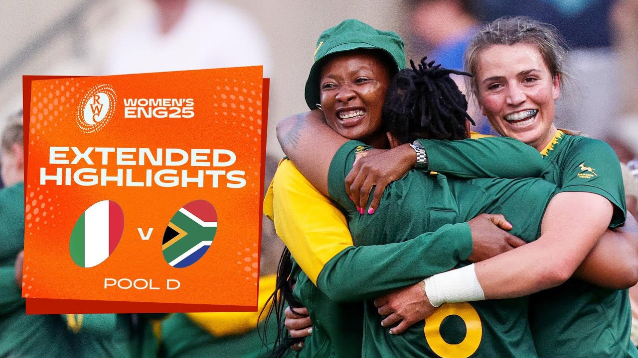 All-time classic 😮‍💨 | Italy v South Africa | Rugby World Cup 2025 ...