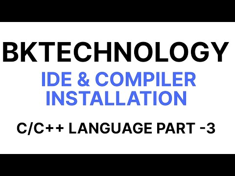 C/C++ Language Series Part -3 ide & compiler installation Tutorial Hindi/Urdu