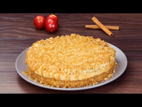 cheesecake-aux-pommes-et-au-caramel---un-dessert-crémeux,-fin-et-très-délicieux-!|-savoureux.tv