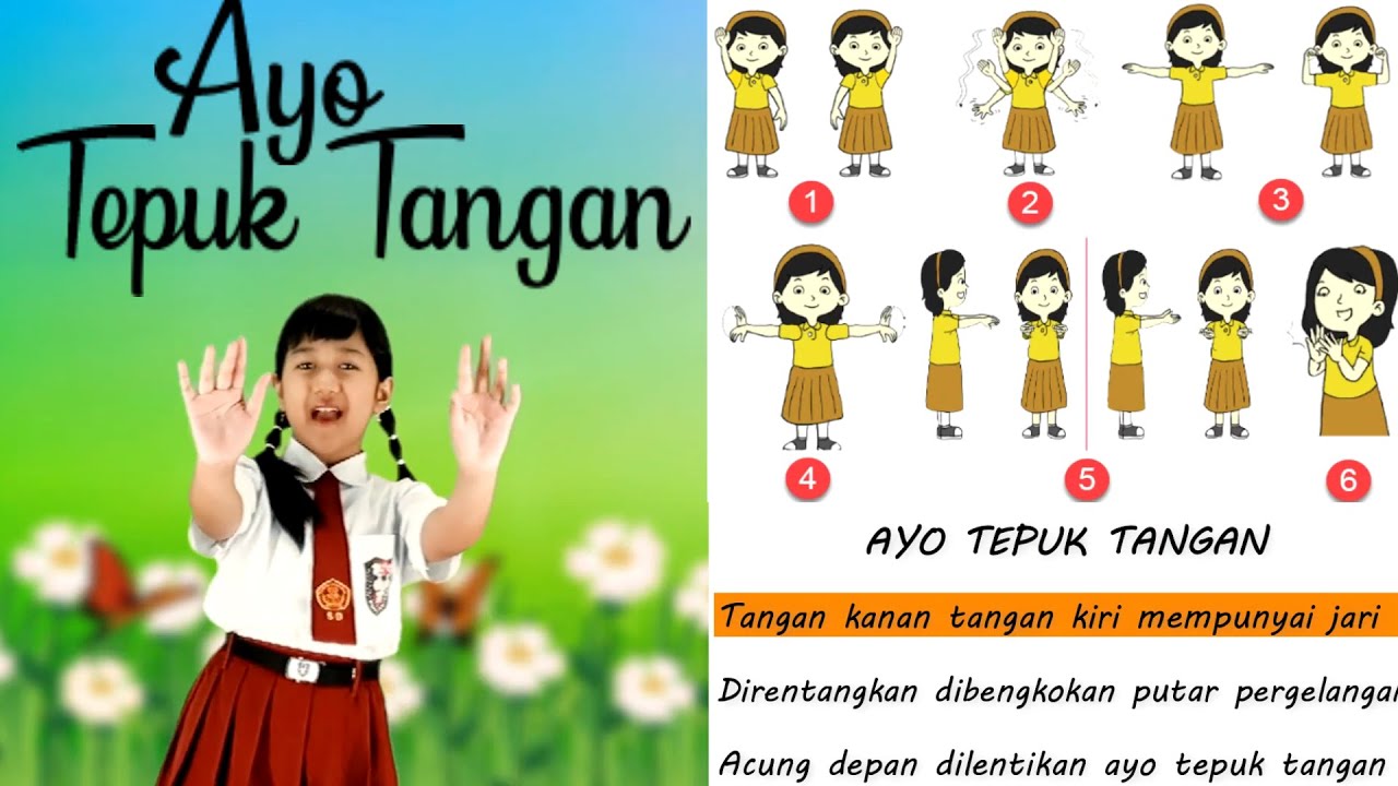 Versi Rancak Lirik Lagu Ayo Tepuk Tangan Tangan Kanan Tangan Kiri Mempunyai Jari Ceo Jati A Youtube