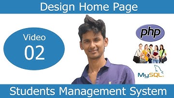 Project in PHP in Bangla Part 2 : Design Home Page
