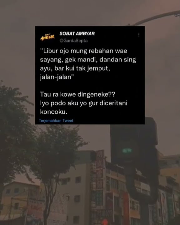 STORY WA | AMBYAR DEK