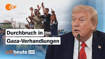 Trumps Gaza-Plan: Was hinter der Einigung zwischen Israel und Hamas steckt | ZDFheute live