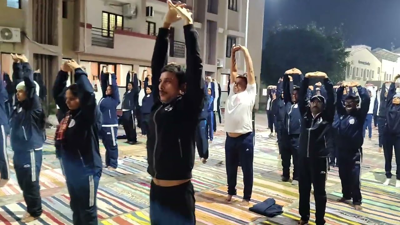 Daily yoga session/ Training centre Bipard gaya/ DEO,EA