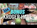 🛒 BONUS KROGER GROCERY HAUL | AMAZING DEALS ON YOGURT AND MEAT! | BRADY BROWNING