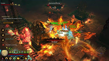 PS4 D3 ROS MONK T13 rift speedfarming(rabid strike + inna set)