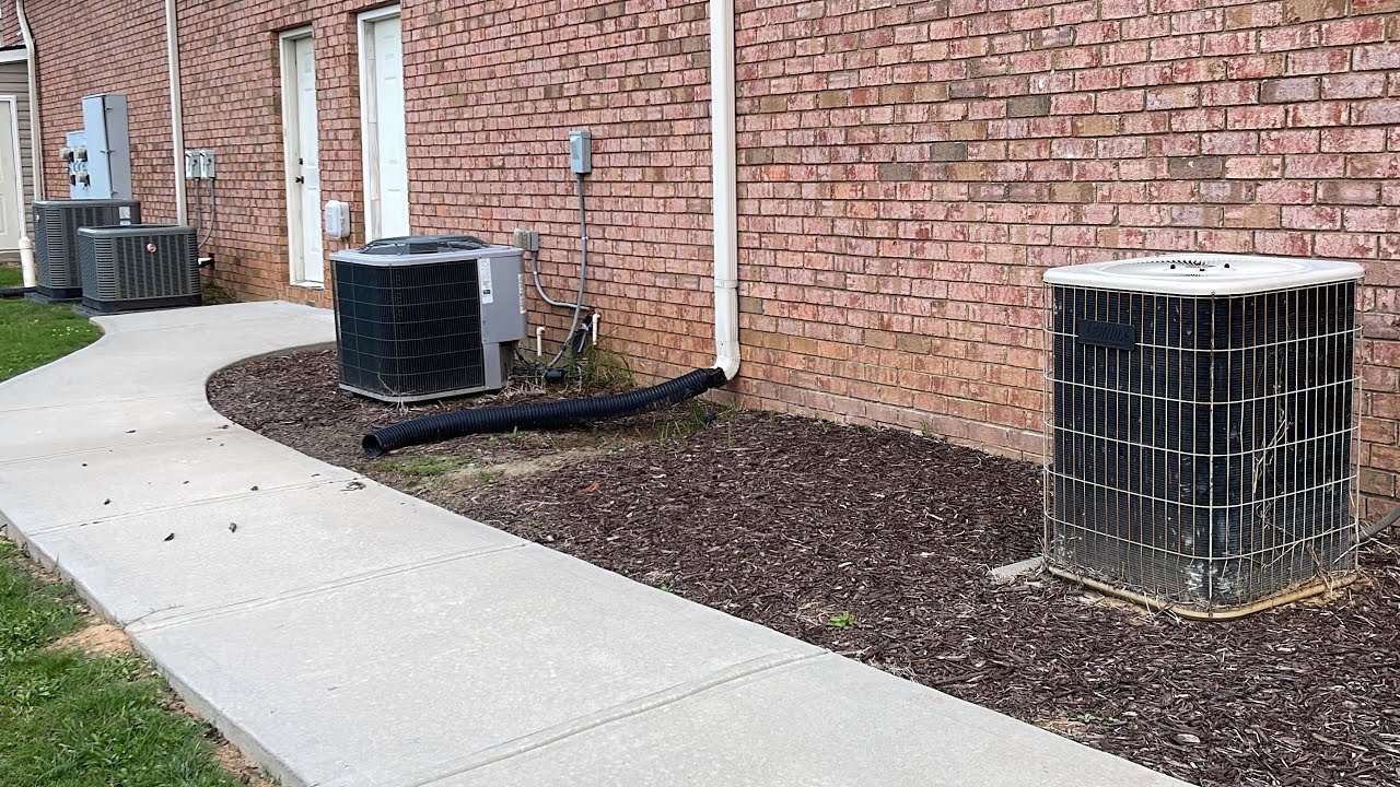 Lennox ICP Rheem & Trane Air Conditioners Running on a Hot Day YouTube