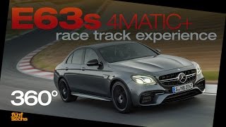 Mercedes-AMG E 63 S 4MATIC+ on the race track! (360° Video, German)