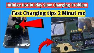 Infinix hot 10 play slow charging problem || infinix hot 10 play ko fast charging kaise kare #gt961