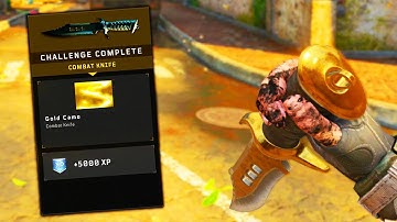 EASY GOLD CAMO COMBAT KNIFE in BLACK OPS 4!! (BLACK OPS 4 TIPS & TRICKS)