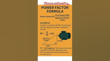 “How to Calculate Power Factor (PF) – Engineering Basics” #electricalformulas #ignivolt