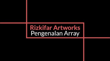 Pengenalan dasar array #1