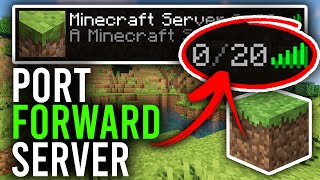 How To Port Forward Minecraft Server Guide Minecraft Port Forward Tutorial